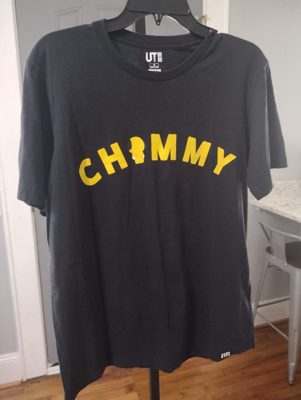 Uniqlo X BT21 Chimmy Black Tshirt